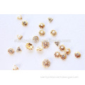 Gold Metal Anchor Nail Art Decorations for Nails Art Alloy Glitters Jewelry charms nails studs